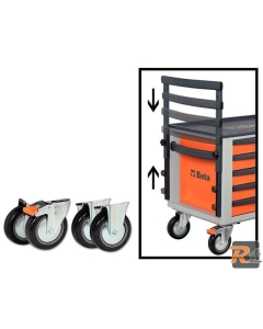 2300ST/KIT KIT CON QUATTRO RUOTE E MANIGLIONE cod. 023000950