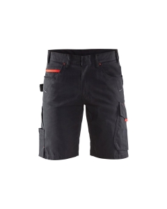 14991330 PANTALONCINI SERVICE NERO/ROSSO