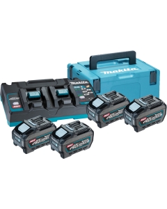 ENERGY KIT 40V Max 5,0 Ah COMPOSTO DA: 4 BATTERIE BL4050F + CARICABATTERIE DC40RB cod. 191U42-2