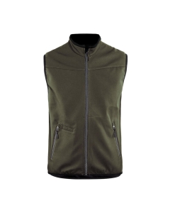 BLAKLADER GILET SOFTSHELL 38502516 COLORE VERDE OLIVA/NERO