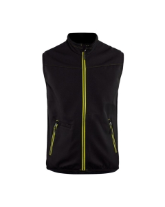 BLAKLADER GILET SOFTSHELL 38502516 COLORE NERO/GIALLO