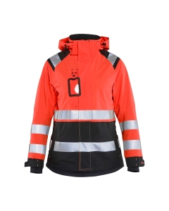 490419875599 GIACCA GUSCIO HIGH VIS DONNA ROSSO/NERO