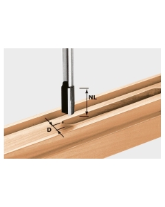 HW S8 D10/20 FRESA PER SCANALATURE per OF 900, OF 1000, OF 1010, OF 1010 R, OF 1400, OF 2000, OF 2200 cod. 490959