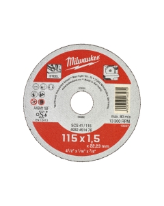 SCS 41 / 115 Dischi da taglio CONTRACTOR DIAMETRO 115 mm SPESSORE 1.5 mm cod. 4932451476