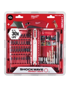 SET 40pz AVVITATURA E FORATURA SHOCKWAVE + CUTTER cod. 4932459763