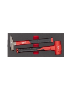 ENGINEER AND DEAD BLOW HAmmER SET FOAM INSERT - 2 PCS SET DI MARTELLI IN MODULO MORBIDO cod. 4932493253