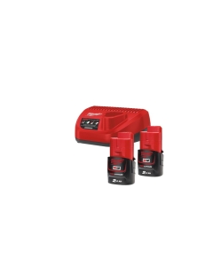 M12 NRG-202 ENERGY KIT 12V 2.0 Ah COMPOSTO DA: CARICABATTERIA C12C + 2 BATTERIE B12 B2 cod. 4933459209