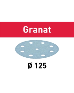 DISCHI ABRASIVI GRANAT DIAMETRO 125 mm PER STUCCO, RIEMPITIVO, VERNICI (VOC E FONDI DURI)