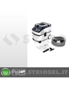 CT 15 E UNITA' MOBILE D'ASPIRAZIONE BIDONE ASPIRATORE 15l ASPIRAPOLVERE cod. 574827