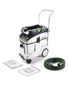 CTM 48 E AC UNITA' MOBILE D'ASPIRAZIONE BIDONE ASPIRATORE 48l ASPIRAPOLVERE CLASSE M CLEANTEC cod. 574991