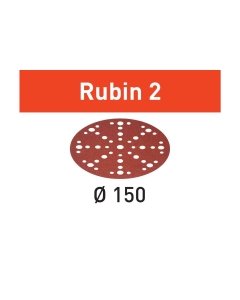 DISCHI ABRASIVI RUBIN 2 DIAMETRO 150 mm PER MATERIALI IN LEGNO