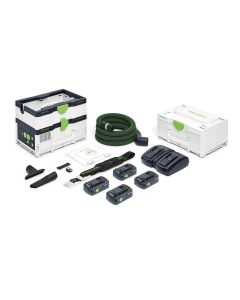 Festool CTMC SYS HPC 4,0 I-Plus UNITÀ MOBILE DI ASPIRAZIONE BIDONE ASPIRATORE A BATTERIA 36V ASPIRAPOLVERE CLASSE M