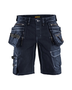 199211418999 PANTALONCINI ARTIGIANO STRETCH X1900 BLU MARINO/NERO
