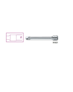 910/21 PROLUNGHE CON ATTACCHI QUADRI MASCHIO E FEMMINA 3/8'' 125 mm cod. 009100822