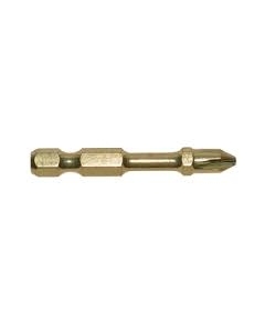 2 INSERTI BIT TORSION GOLD 50 mm SPECIFICO PER LEGNO PH2 COD. B-28307