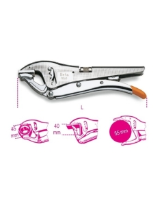 1050 PINZA AUTOBLOCCANTE A DOPPIA REGOLAZIONE 220 mm cod. 010500022