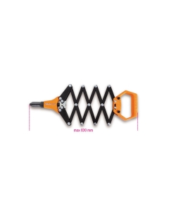 1739B RIVETTATRICE ESTENSIBILE FORNITA CON 5 TESTINE INTERCAMBIABILI cod. 017390151