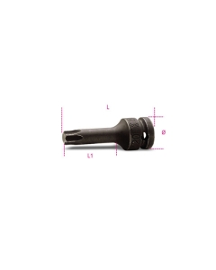 720TX CHIAVI A BUSSOLA MASCHIO PER VITI CON IMPRONTA TORX ATTACCO QUADRO FEMMINA 1/2''