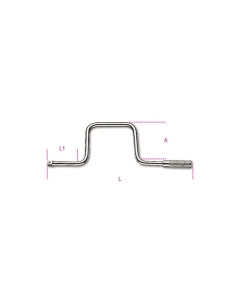 910/46 QUADRO MASCHIO 3/8'' CON MANOVELLA E IMPUGNATURA IN METALLO 315 mm cod. 009100862