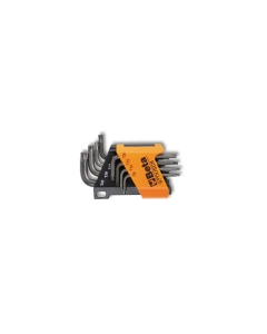 97TX/SC8 SERIE DI 8 CHIAVI MASCHIO PIEGATE PER VITI CON IMPRONTA TORX® (art. 97TX) CON SUPPORTO cod. 000970064