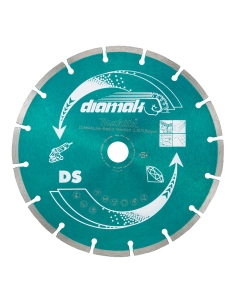 DISCO DIAMANTATO A SETTORI DIAMAK DIAMETRO 125 mm FORO 22,23 mm SPESSORE SEGMENTO 8 mm cod. D-61139