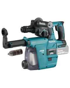 DHR243ZJW TASSELLATORE A BATTERIA 18V 24 mm ATTACCO SDS-Plus CON ASPIRAZIONE, SENZA BATTERIA E CARICABATTERIA