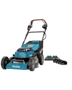 DLM532PT4 RASAERBA A BATTERIA 18V+18V=36V (4 SLOT) 53 cm SEMOVENTE IN ACCIAIO MULCHING