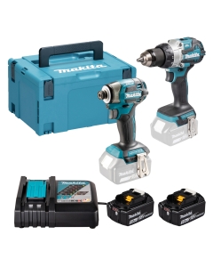 DLX2528TJ KIT 18V COMPOSTO DA: DHP489 AVVITATORE A PERCUSSIONE + DTD173 AVVITATURE IMPULSI