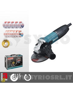 GA5030RSP2 SMERIGLIATRICE ANGOLARE 720W 125mm