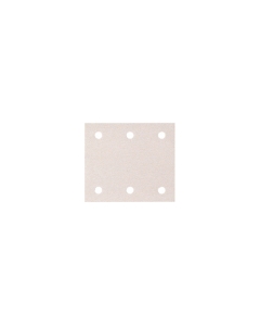 CARTA ABRASIVA WHITE PEFORATA CON VELCRO 114 mm x 102 mm