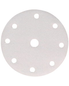 DISCO ABRASIVO WHITE 6 FORI CON VELCRO DIAMETRO 150 mm