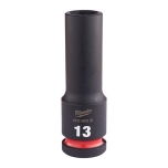 1/2 IMPACT SOCKET DEEP BUSSOLE A MACCHINA LUNGHE 78 mm DIMENSIONE 13 mm cod. 4932480331