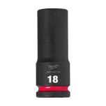 1/2 IMPACT SOCKET DEEP BUSSOLE A MACCHINA LUNGHE 78 mm DIMENSIONE 18 mm cod. 4932480336