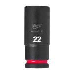 1/2 IMPACT SOCKET DEEP BUSSOLE A MACCHINA LUNGHE 78 mm DIMENSIONE 22 mm cod. 4932480340