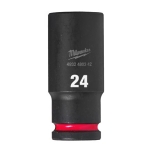 1/2 IMPACT SOCKET DEEP BUSSOLE A MACCHINA LUNGHE 78 mm DIMENSIONE 24 mm cod. 4932480342
