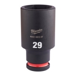 1/2 IMPACT SOCKET DEEP BUSSOLE A MACCHINA LUNGHE 78 mm DIMENSIONE 29 mm cod. 4932480347