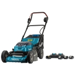 DLM530PT4 RASAERBA A BATTERIA 53 cm A SPINTA 18+18V=36V (4 SLOT) IN ACCIAIO MULCHING