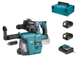 DHR243RTJW TASSELLATORE A BATTERIA 18V SDS-Plus 24 mm CON ASPIRAZIONE