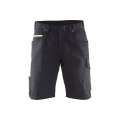 14991330 PANTALONCINI SERVICE NERO/GIALLO