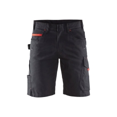 14991330 PANTALONCINI SERVICE NERO/ROSSO