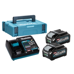 ENERGY KIT 40V Max COMPOSTO DA: 2 BATTERIE BL4040 4Ah + CARICABATTERIE DC40RA cod. 191J97-1