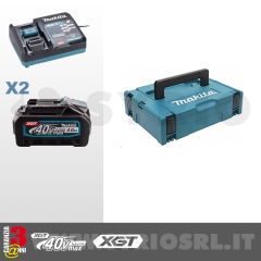 ENERGY KIT 40V Max COMPOSTO DA: 2 BATTERIE BL4040 4Ah + CARICABATTERIE DC40RA cod. 191J97-1