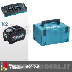 ENERGY KIT 40V Max 5,0 Ah COMPOSTO DA: 2 BATTERIE BL4050F + CARICABATTERIE DC40RB cod. 191U13-9