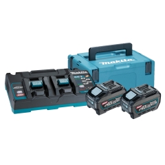 ENERGY KIT 40V Max 5,0 Ah COMPOSTO DA: 2 BATTERIE BL4050F + CARICABATTERIE DC40RB cod. 191U13-9