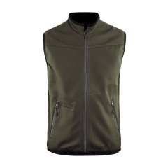 BLAKLADER GILET SOFTSHELL 38502516 COLORE VERDE OLIVA/NERO