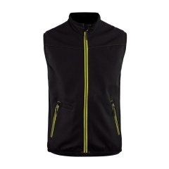 BLAKLADER GILET SOFTSHELL 38502516 COLORE NERO/GIALLO