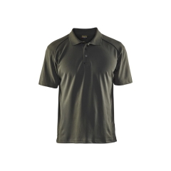 BLAKLADER POLO PIQUE' PROTEZIONE RAGGI UV 33261051 COLORE VERDE MILITARE