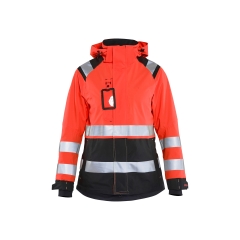 490419875599 GIACCA GUSCIO HIGH VIS DONNA ROSSO/NERO