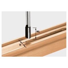 HW S8 D10/20 FRESA PER SCANALATURE per OF 900, OF 1000, OF 1010, OF 1010 R, OF 1400, OF 2000, OF 2200 cod. 490959