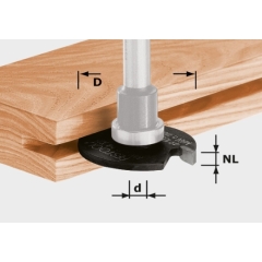 FRESE A DISCO PER SCANALATURE HW DIAMETRO 40 mm